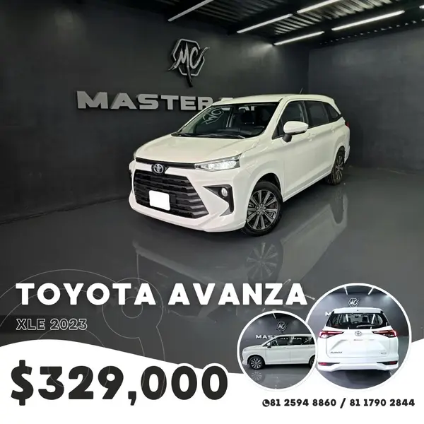 Foto Toyota Avanza XLE Aut usado (2023) color Blanco precio $329,000