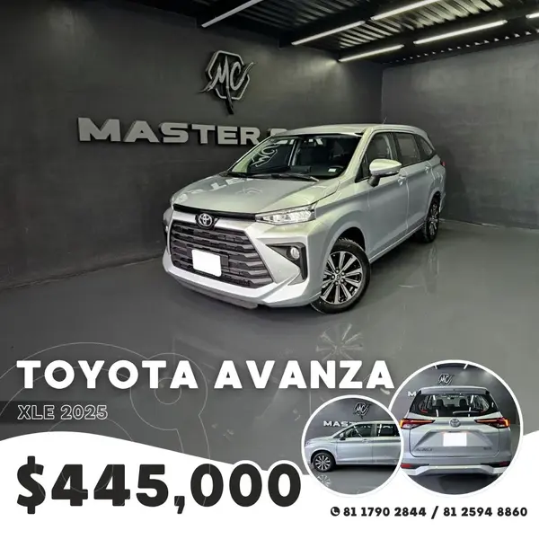 Foto Toyota Avanza XLE Aut usado (2025) color plateado precio $445,000
