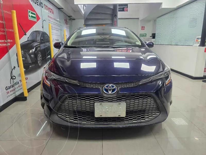 Foto Toyota Corolla HEV Hybrid usado (2021) color Azul financiado en mensualidades(enganche $80,322 mensualidades desde $7,924)