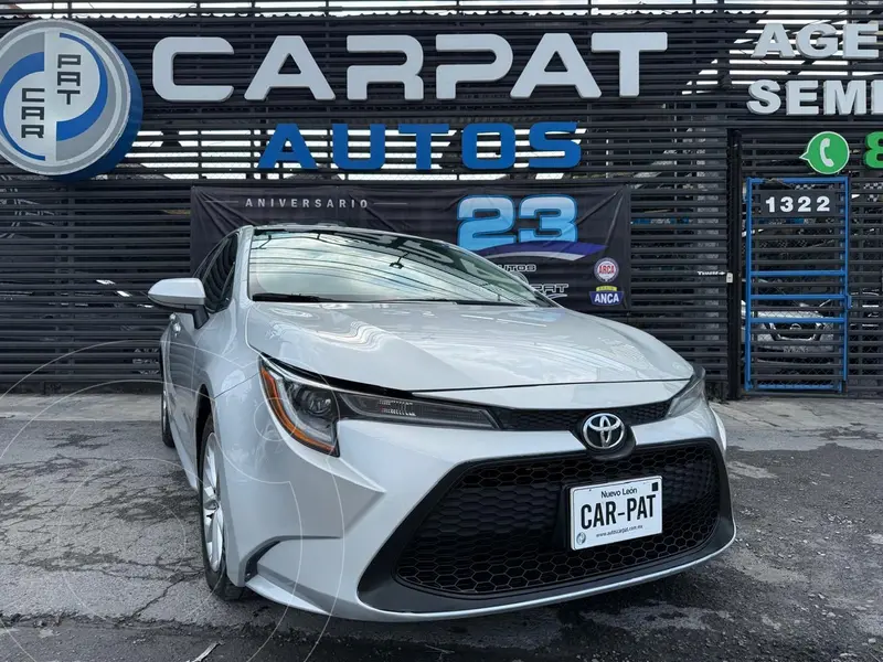 Foto Toyota Corolla LE Aut usado (2021) color plateado financiado en mensualidades(enganche $70,180 mensualidades desde $7,314)