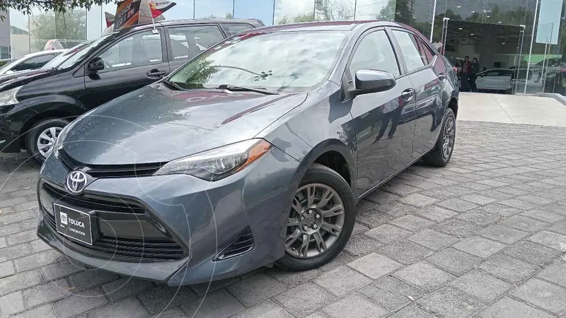 Foto Toyota Corolla LE 1.8L Aut usado (2018) color Gris financiado en mensualidades(enganche $66,919 mensualidades desde $7,121)
