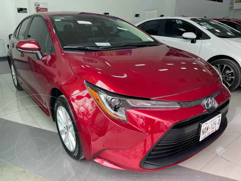 Foto Toyota Corolla LE Aut usado (2024) color Rojo financiado en mensualidades(enganche $112,875 mensualidades desde $9,531)
