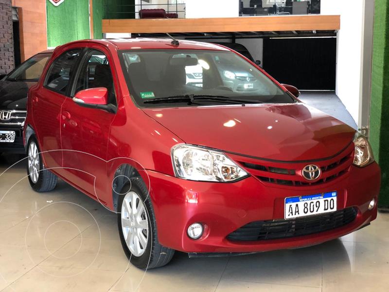 Toyota Etios Hatchback XLS Aut usado (2017) color Rojo precio $1.150.000