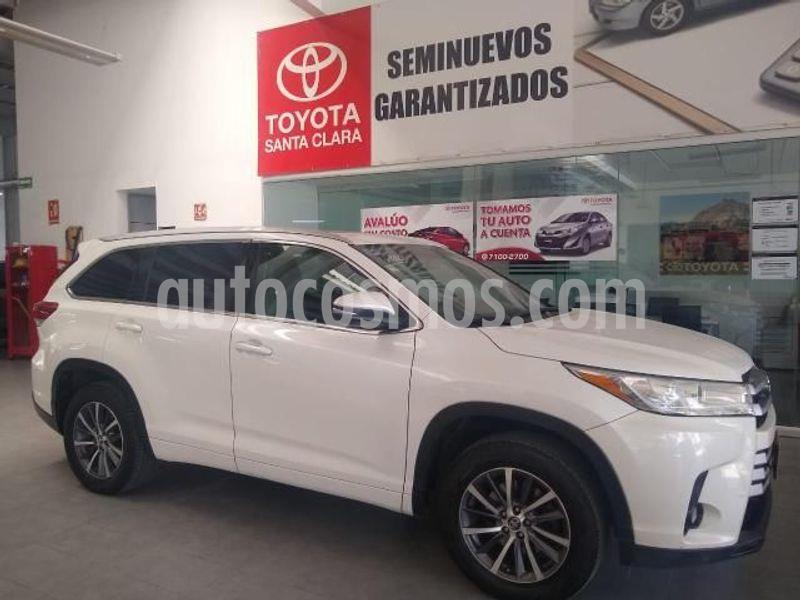 Toyota Highlander XLE usado (2017) color Blanco precio $445,000