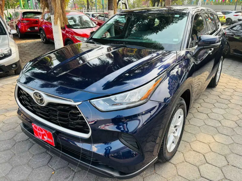 Foto Toyota Highlander LE usado (2022) color Azul financiado en mensualidades(enganche $157,756 mensualidades desde $14,012)