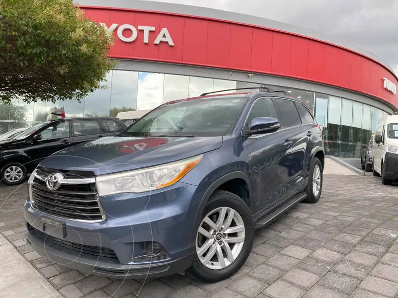 Foto Toyota Highlander LE usado (2016) color Azul financiado en mensualidades(enganche $96,481 mensualidades desde $10,267)