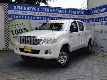 foto Toyota Hilux Cabina Doble Base usado (2015) color Blanco precio $259,000