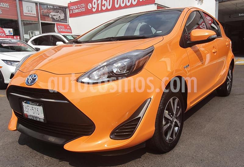 Toyota Prius C 1.5L usado (2019) color Naranja Metalico precio $299,000