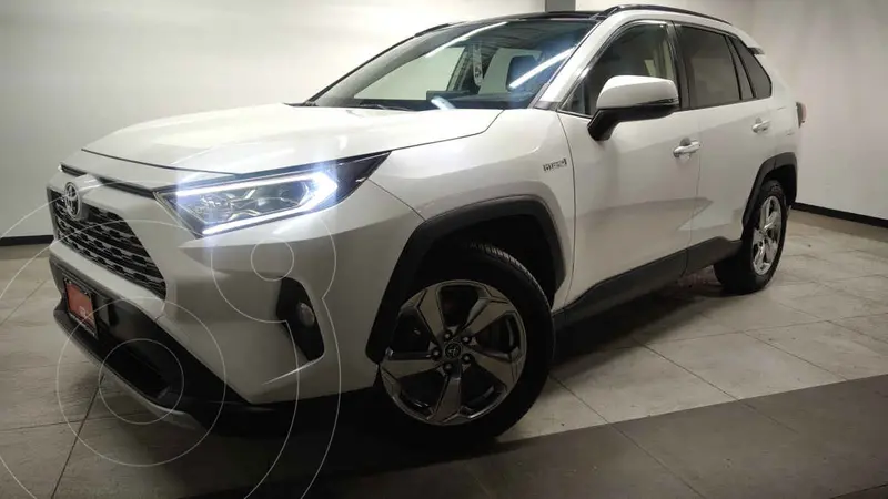 Foto Toyota RAV4 HEV Limited usado (2019) color Blanco financiado en mensualidades(enganche $108,900 mensualidades desde $10,743)