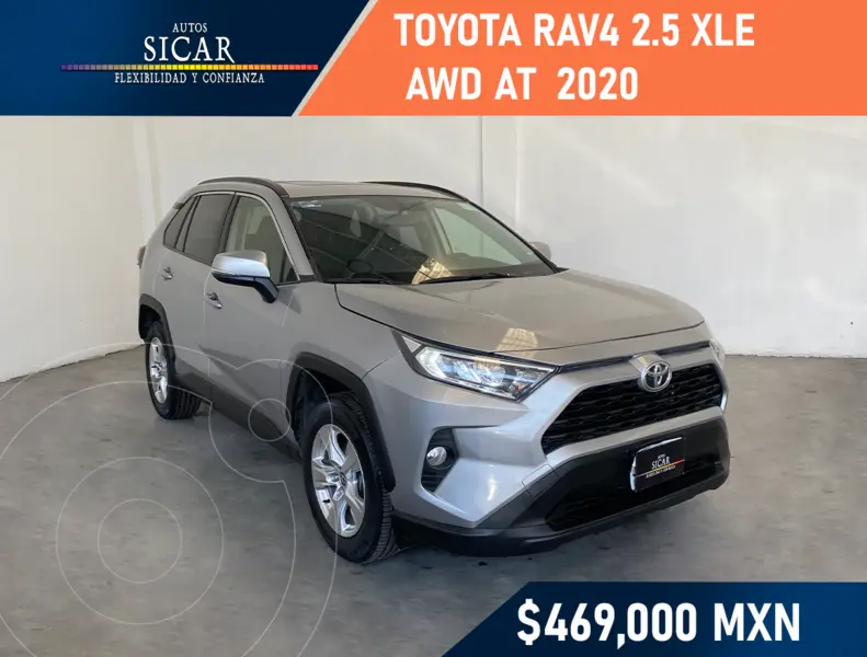 Foto Toyota RAV4 XLE usado (2020) color plateado precio $459,000