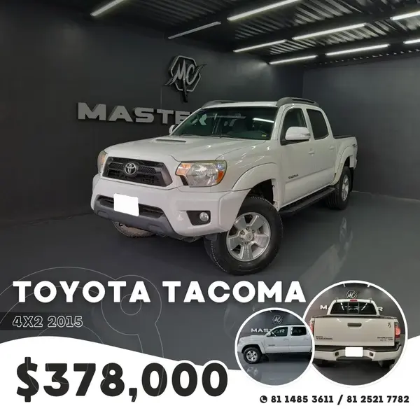 Foto Toyota Tacoma TRD Sport usado (2015) color Blanco precio $378,000