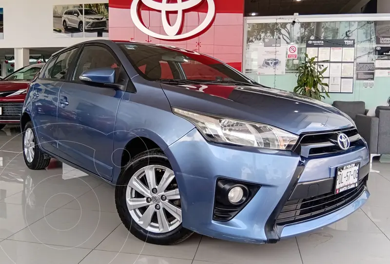 Foto Toyota Yaris 5P 1.5L S Aut usado (2017) color Azul precio $215,000
