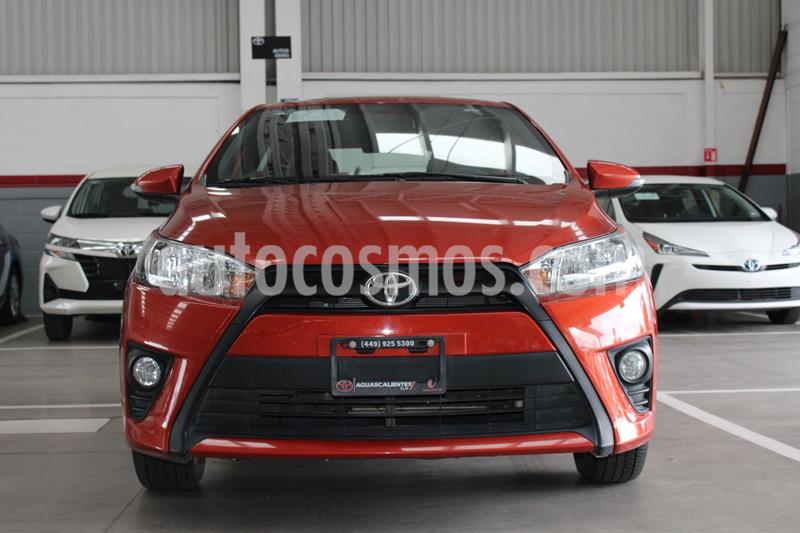 Toyota Yaris 5P 1.5L S usado (2017) color Naranja precio $205,000