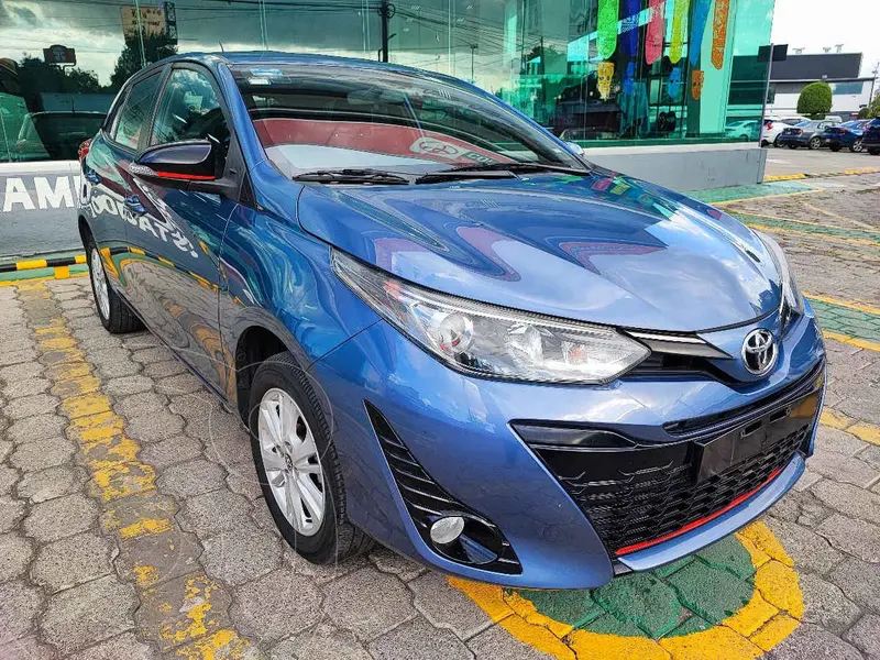 Toyota Yaris 5P 1.5L S Aut usado (2019) color Azul precio $295,000