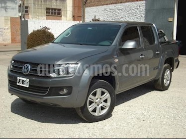 foto Volkswagen Amarok DC 4x4 Trendline (180Cv) Aut usado (2015) color Gris Oscuro precio $950.000