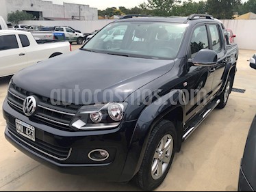 foto Volkswagen Amarok DC 4x2 Highline Pack (180Cv) usado (2014) color Azul Starlight precio $1.300.000