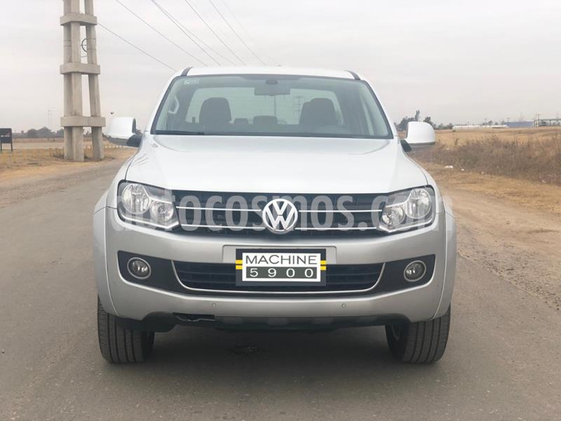 foto Volkswagen Amarok DC 4x4 Highline Pack (180Cv) Aut usado (2015) color Gris Claro precio $2.490.000