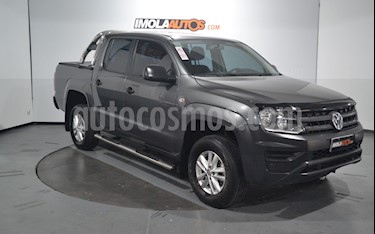foto Volkswagen Amarok DC 4x2 Trendline (180Cv) usado (2017) color Gris Off-Road precio $1.250.000