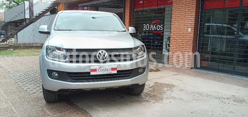 Volkswagen Amarok DC 4x2 Highline (180Cv) usado (2014) color Gris Claro precio $1.111.111