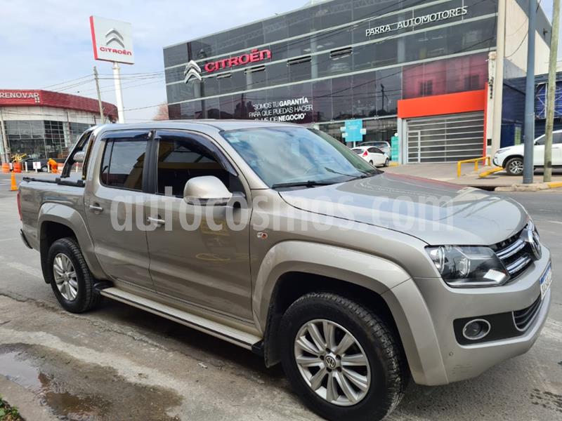 foto Volkswagen Amarok DC 4x2 Highline Aut usado (2016) color Gris Oscuro precio $2.420.000