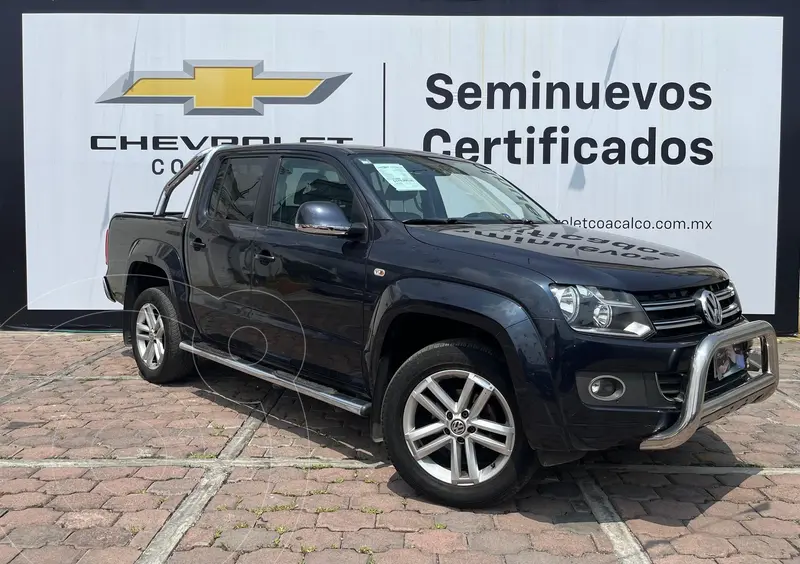 Foto Volkswagen Amarok Highline Aut 4Motion usado (2017) color Azul precio $384,000
