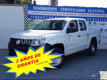 foto Volkswagen Amarok Entry 4x4 TDi usado (2016) color Blanco Candy precio $279,000