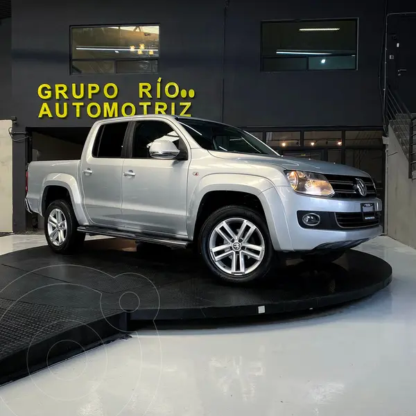 Foto Volkswagen Amarok Highline Aut 4Motion usado (2017) color plateado precio $399,000