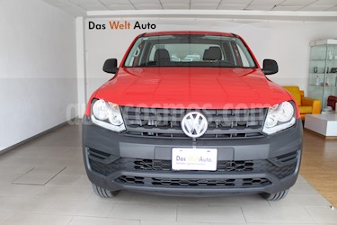 foto Volkswagen Amarok Trendline 4x2 TDi usado (2018) color Rojo precio $402,000