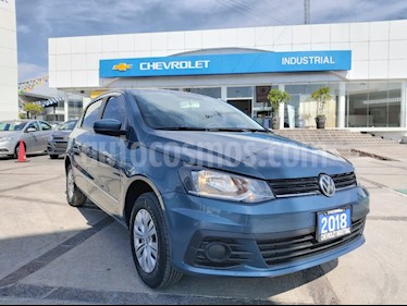 Volkswagen Gol Trendline usado (2018) color Azul Laguna precio $160,000