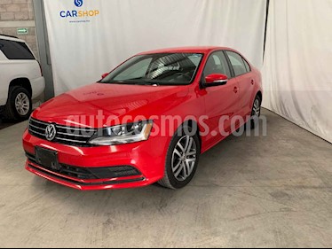 Volkswagen Jetta 4p Trendline L5/2.5 Aut usado (2017) color Rojo precio $189,900
