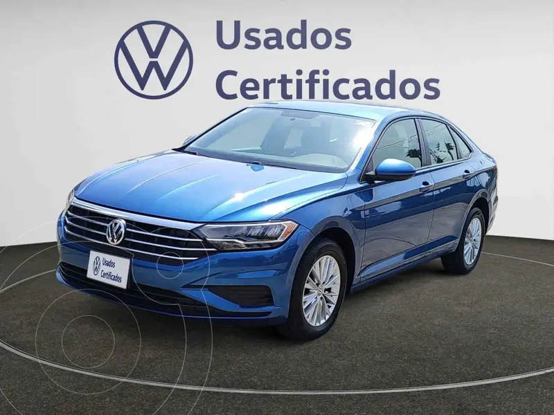 Foto Volkswagen Jetta Comfortline usado (2021) color Azul financiado en mensualidades(enganche $84,720 mensualidades desde $6,481)