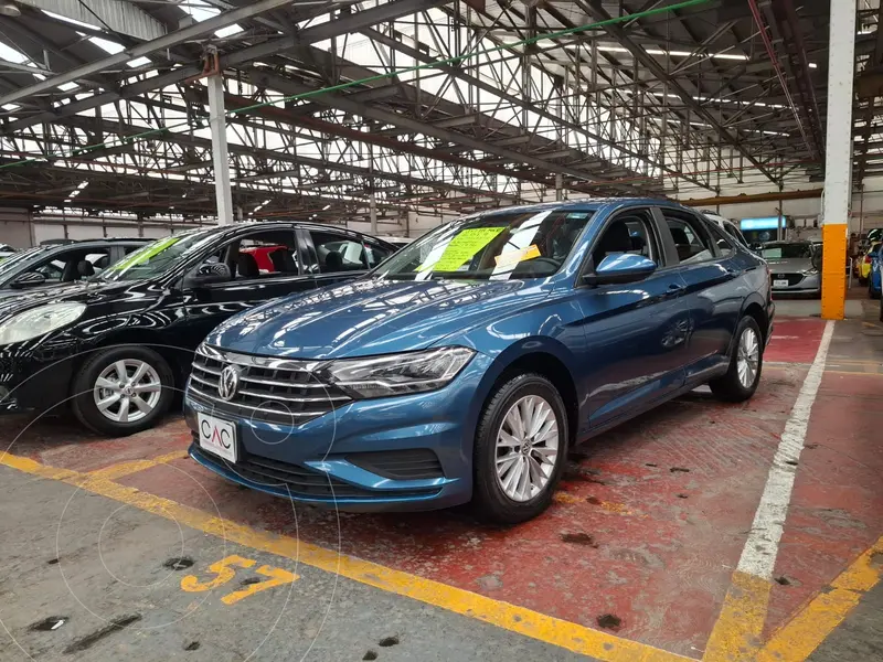 Foto Volkswagen Jetta Comfortline usado (2019) color Azul financiado en mensualidades(enganche $71,500 mensualidades desde $6,400)