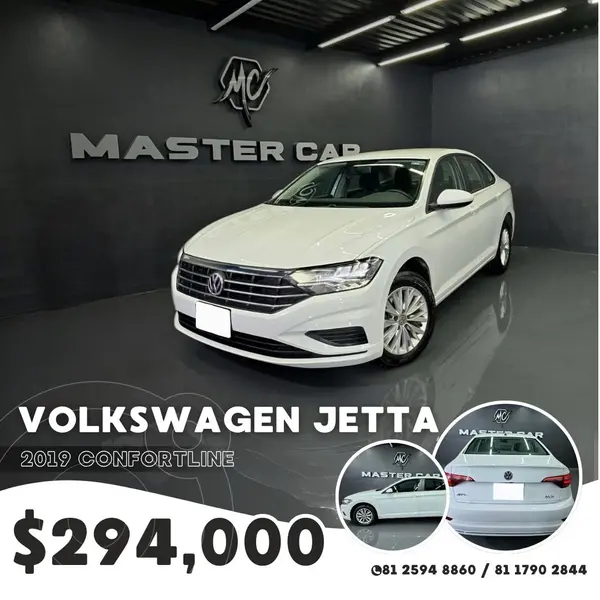 Foto Volkswagen Jetta Comfortline usado (2019) color Blanco precio $294,000