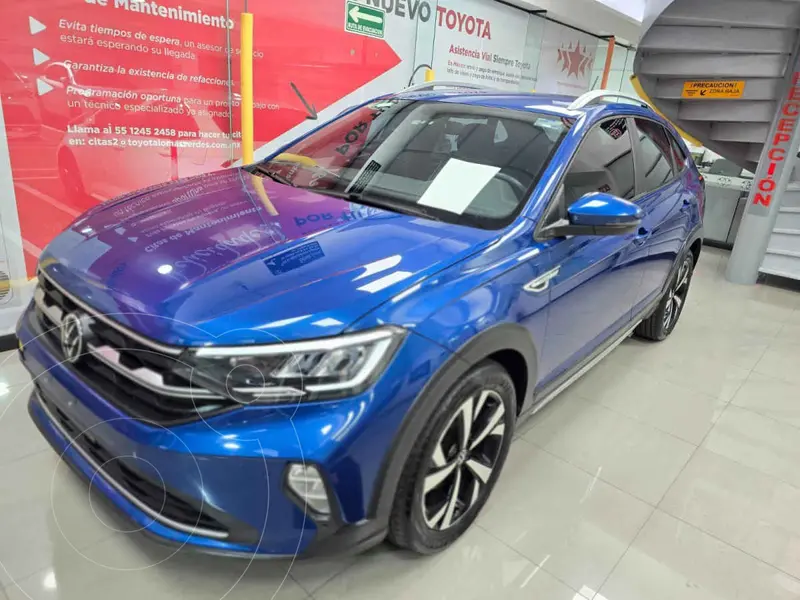 Foto Volkswagen Nivus Highline usado (2023) color Azul financiado en mensualidades(enganche $78,760 mensualidades desde $7,770)