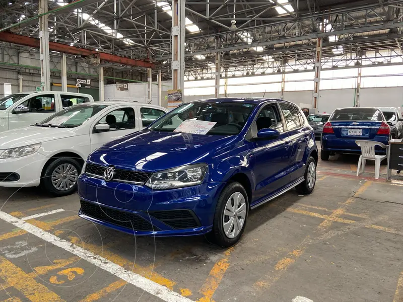 Foto Volkswagen Polo Hatchback Startline usado (2021) color Azul Metalico financiado en mensualidades(enganche $55,000 mensualidades desde $5,900)