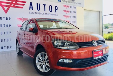Volkswagen Polo 1.6L Base 4P usado (2018) color Naranja precio $204,000