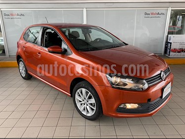Volkswagen Polo 1.6L Base 5P Ac usado (2018) color Naranja Metalico precio $204,900