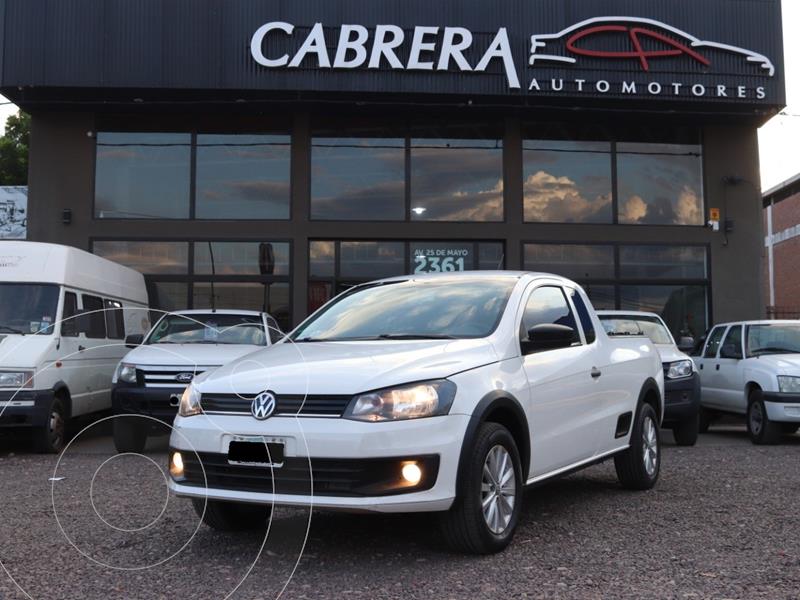 Volkswagen Saveiro 1.6 Cabina Extendida Pack +Seg+High My15 usado (2014) color Blanco precio $1.100.000