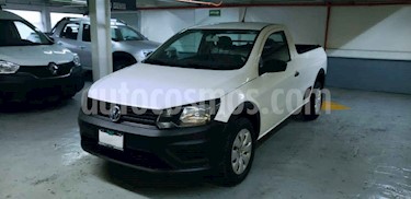 Volkswagen Saveiro 2p Starline L4/1.6 Man A/A usado (2018) color Blanco precio $199,000