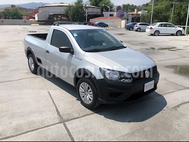 Volkswagen Saveiro Robust (Cabina Sencilla) A/A usado (2019) color Plata precio $210,000