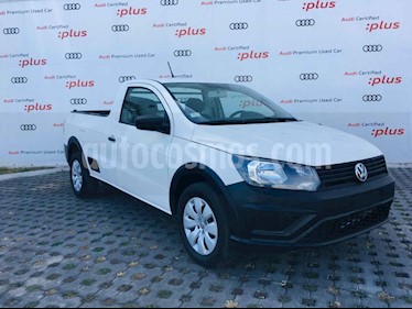 foto Volkswagen Saveiro 2p Starline L4/1.6 Man usado (2018) color Blanco precio $177,001