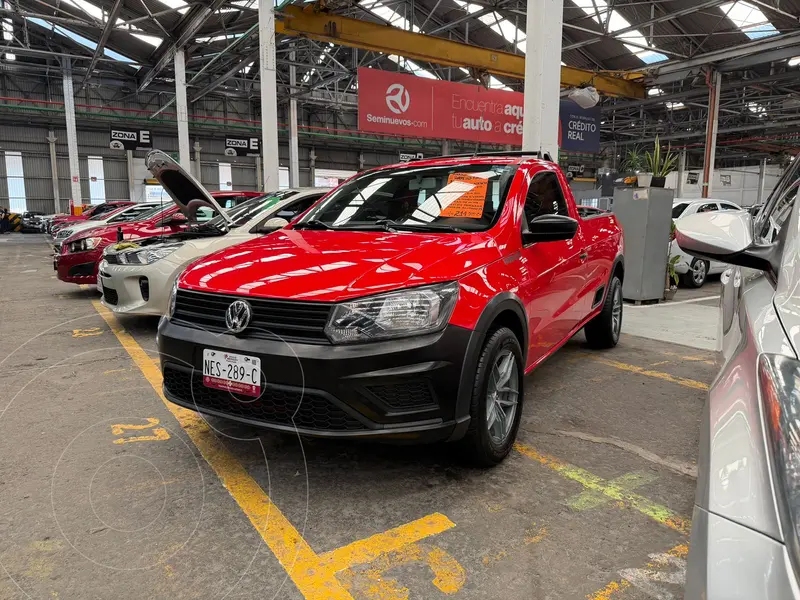 Foto Volkswagen Saveiro Robust usado (2020) color Rojo Flash financiado en mensualidades(enganche $53,500 mensualidades desde $4,800)