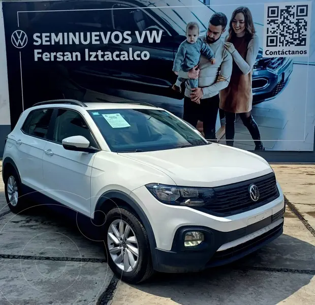 Foto Volkswagen T-Cross Trendline usado (2023) color Blanco Candy precio $369,999