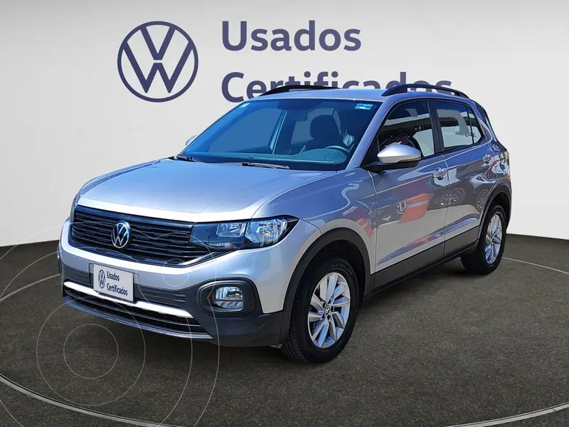 Foto Volkswagen T-Cross Trendline usado (2024) color plateado financiado en mensualidades(enganche $95,620 mensualidades desde $6,883)