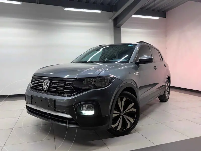 Foto Volkswagen T-Cross Comfortline Aut usado (2021) color Gris financiado en mensualidades(enganche $68,200 mensualidades desde $6,728)