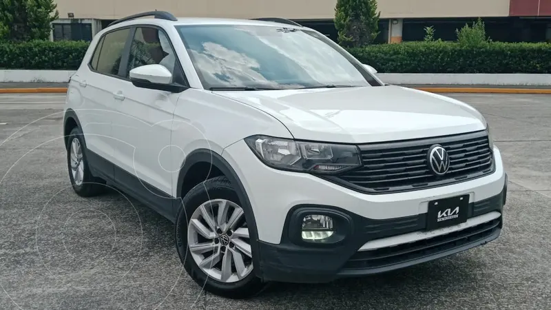 Foto Volkswagen T-Cross Trendline usado (2022) color Blanco financiado en mensualidades(enganche $77,474 mensualidades desde $8,915)