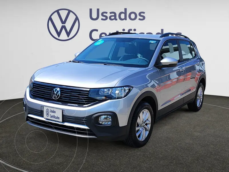 Foto Volkswagen T-Cross Trendline usado (2024) color plateado financiado en mensualidades(enganche $95,620 mensualidades desde $6,883)