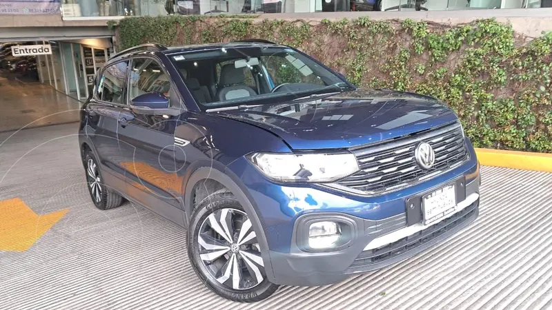Foto Volkswagen T-Cross Comfortline usado (2021) color Azul financiado en mensualidades(enganche $119,130 mensualidades desde $5,012)