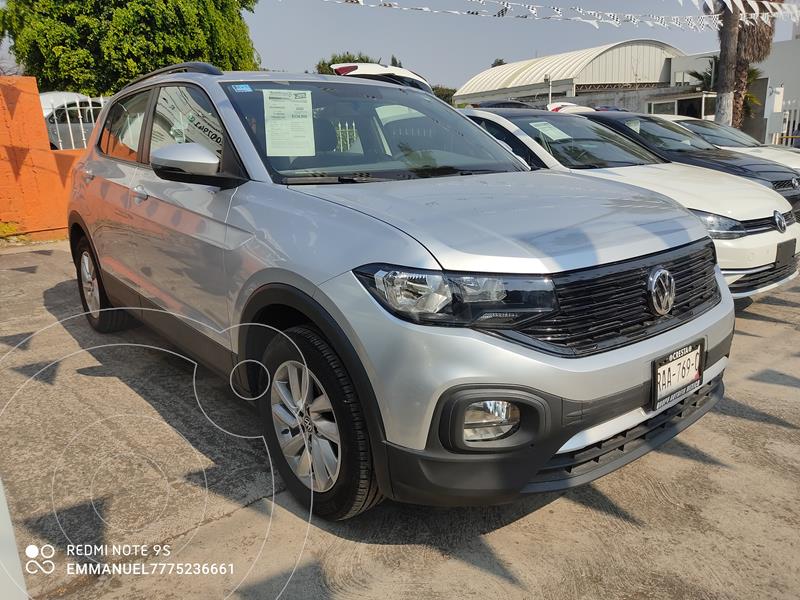 Volkswagen T-Cross Trendline usado (2020) color Plata precio $324,900
