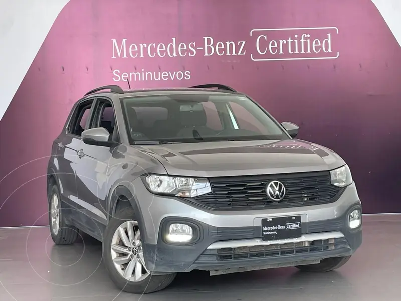 Foto Volkswagen T-Cross Trendline usado (2024) color Gris financiado en mensualidades(enganche $129,371 mensualidades desde $5,558)